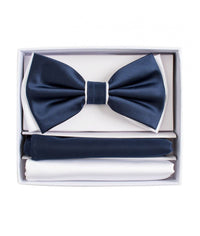 Thumbnail for Brand Q Two Tone Bow Ties for Prom