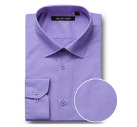 Thumbnail for Men's Classic Fit Long Sleeve Spread Collar Dress Shirt