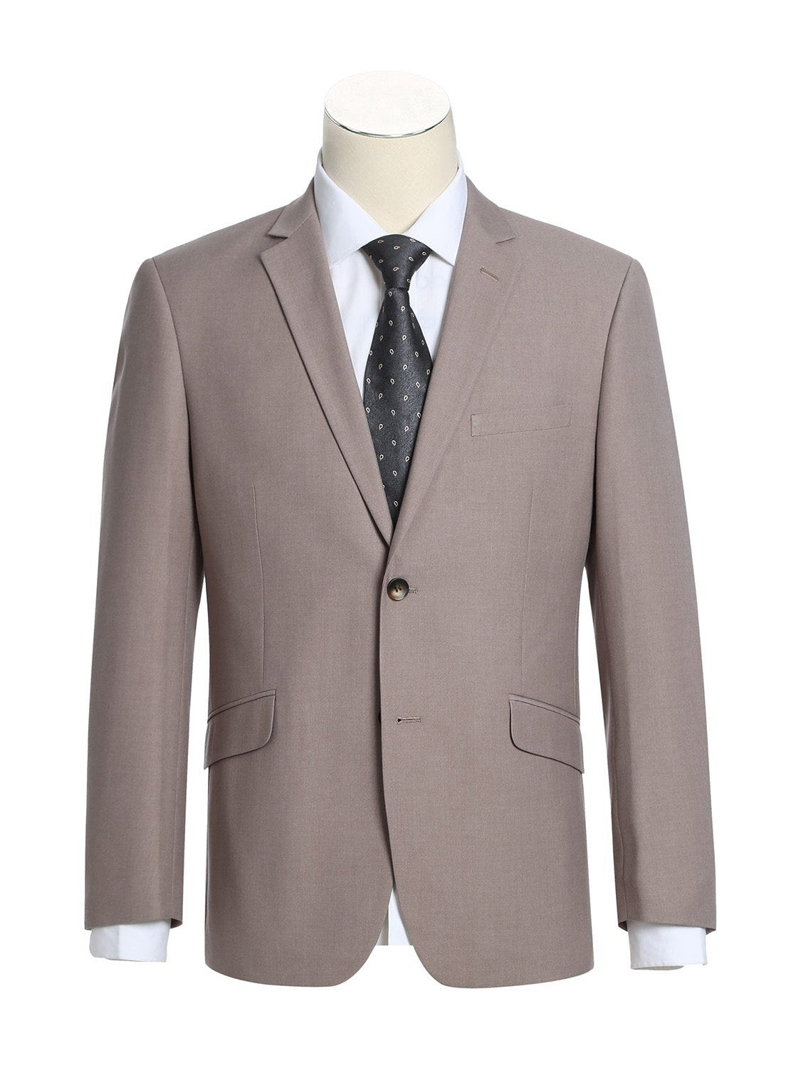 Men's 2-Piece Slim Fit Single Breasted Notch Lapel Suit