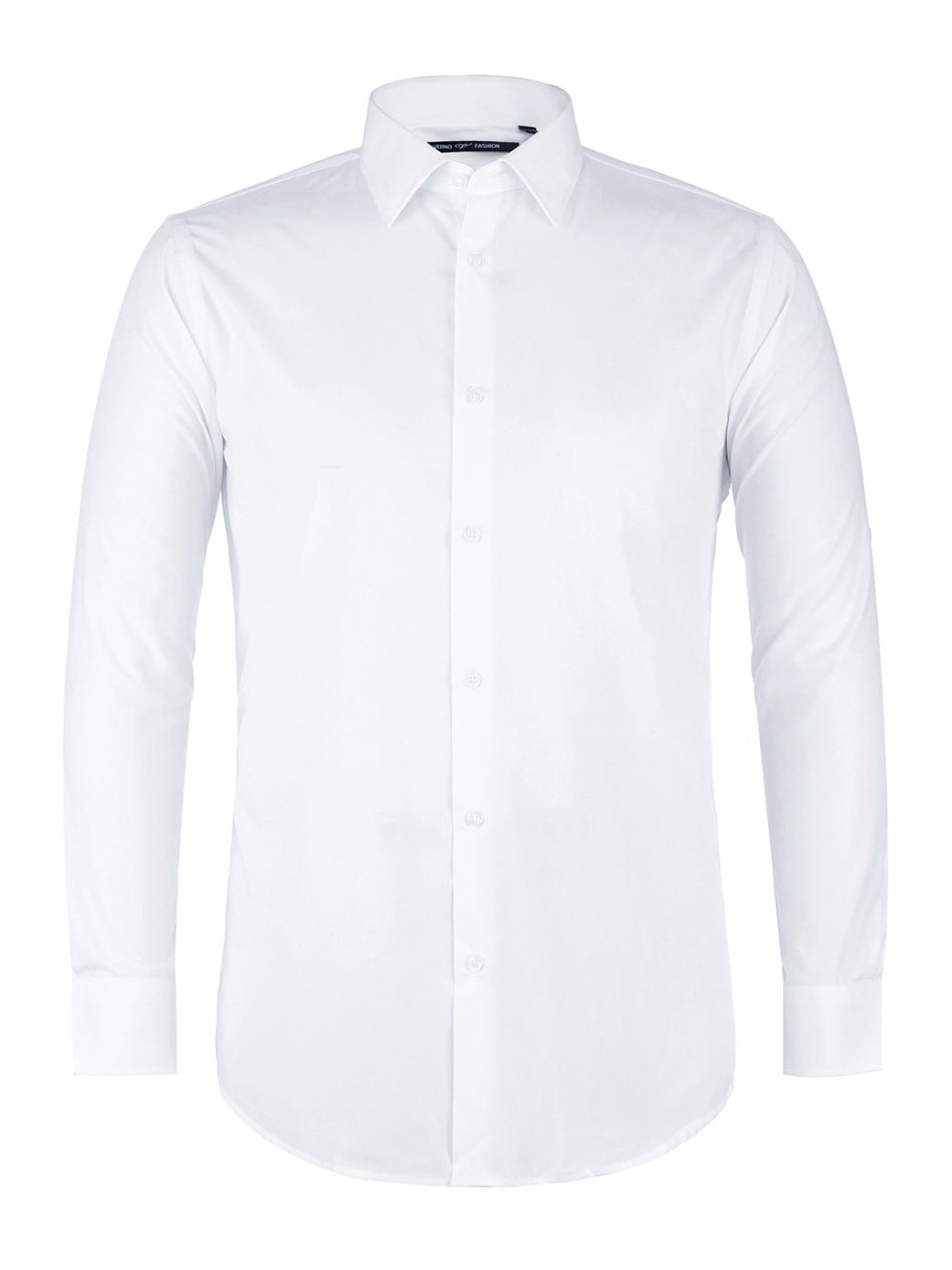 Men's Classic Fit Long Sleeve Spread Collar Dress Shirt