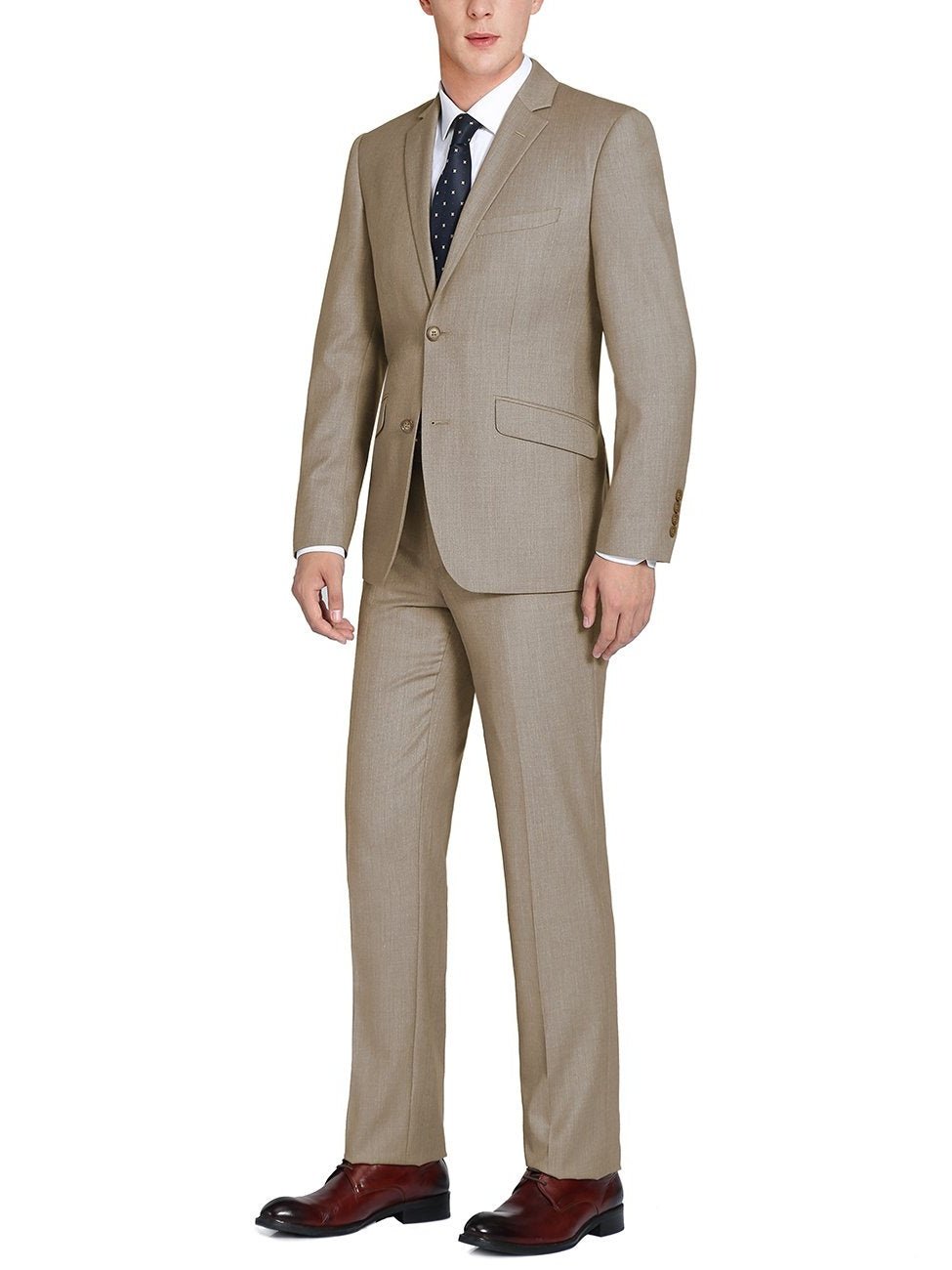 Men's 2-Piece Single Breasted Notch Lapel Suit