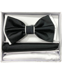 Thumbnail for Brand Q Two Tone Bow Ties for Prom