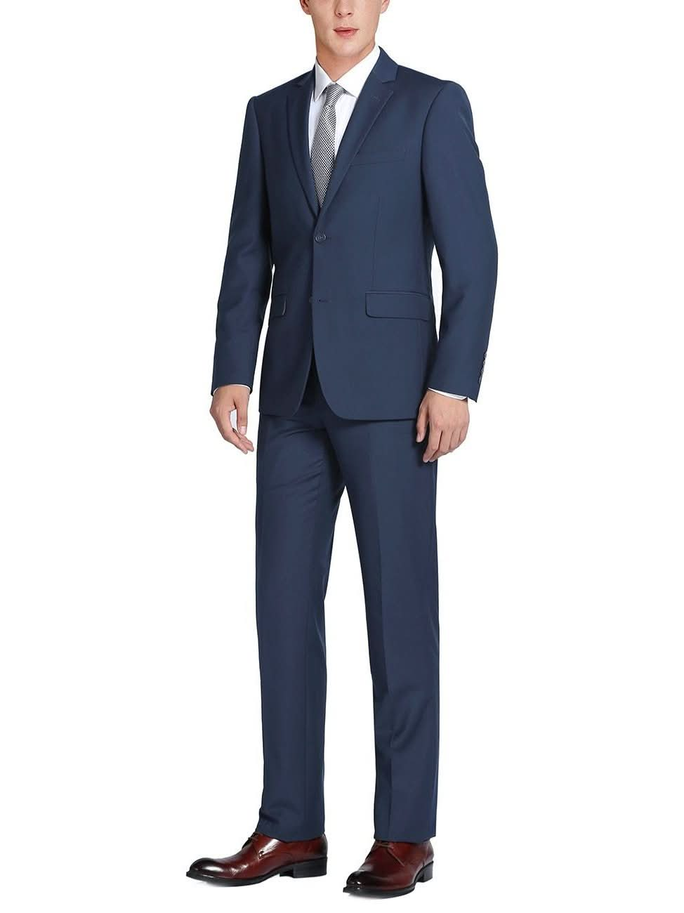 Men's 2-Piece Single Breasted Notch Lapel Suit