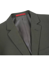 Thumbnail for Men's Raphael Slim Fit Olive Green Two Button 2 Piece Formal Suit