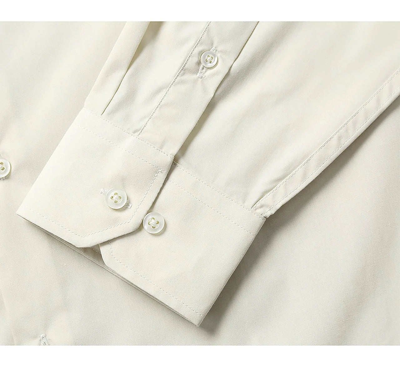 Men's Classic Fit Long Sleeve Spread Collar Dress Shirt