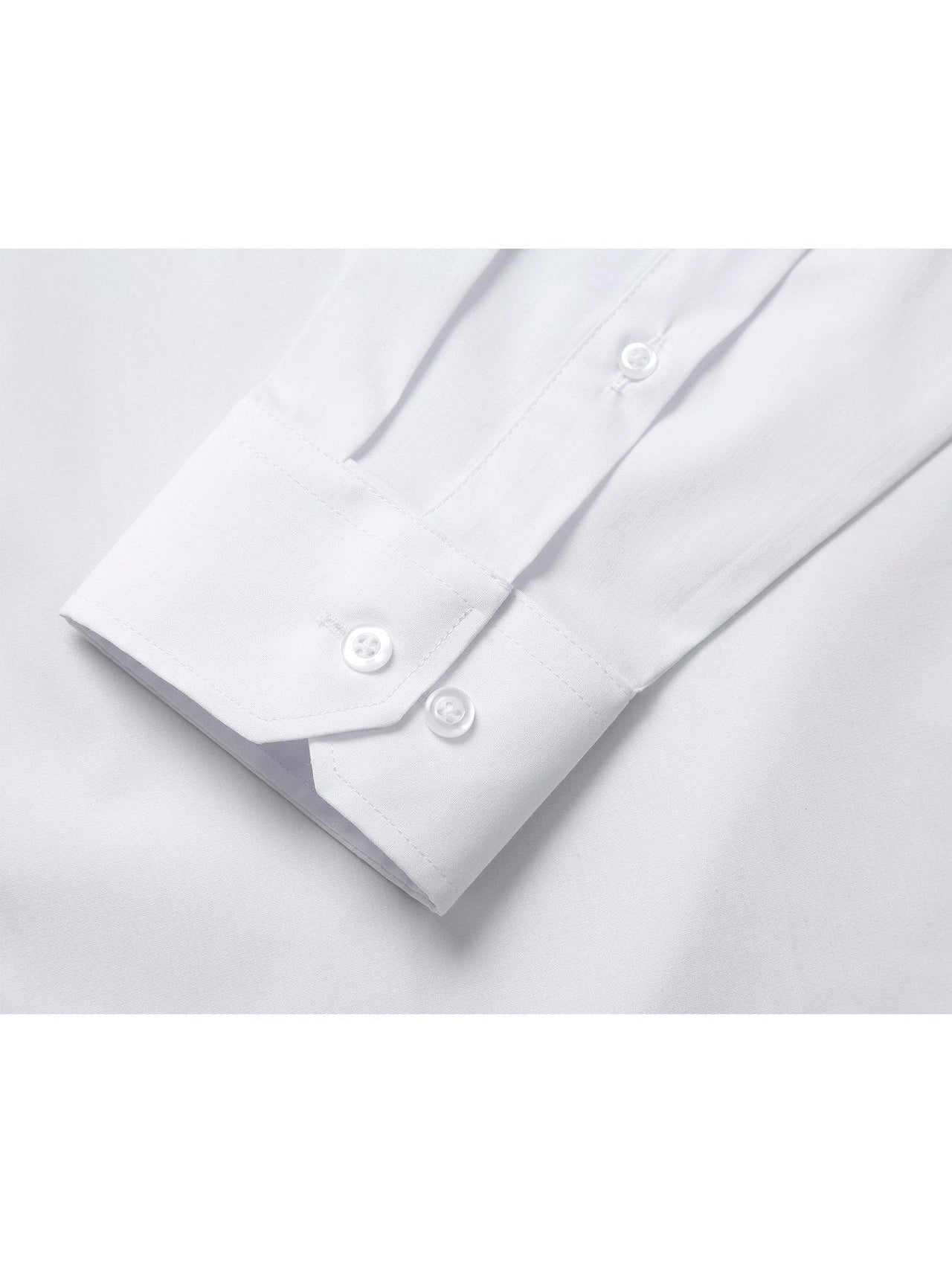 Men's Classic Fit Long Sleeve Spread Collar Dress Shirt