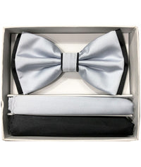 Thumbnail for Brand Q Two Tone Bow Ties for Prom