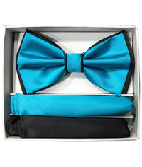 Thumbnail for Brand Q Two Tone Bow Ties for Prom