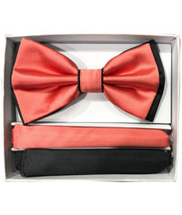 Thumbnail for Brand Q Two Tone Bow Ties for Prom