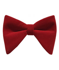 Thumbnail for Brand Q Large Velvet Bow Ties for Prom