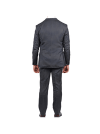 Thumbnail for Arthur Black SUITS Arthur Black Slim Fit Grey Blue Check Light Flannel Reda Wool Suit