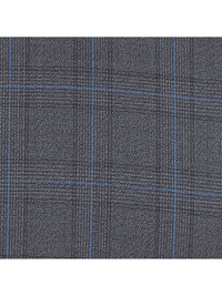 Thumbnail for Arthur Black SUITS Arthur Black Slim Fit Grey Glen Plaid Zignone Worsted Wool Suit