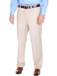 Thumbnail for Calvin Klein Sale Pants 30X32 Calvin Klein Regular Fit Solid Beige Stone Flat Front Washable Dress Pants