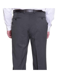 Thumbnail for Michael Kors PANTS Michael Kors Regular Fit Gray Textured Stretch Fabric Flat Front Dress Pants