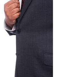 Thumbnail for Napoli SUITS Men's Napoli Classic Fit Navy Blue Two Button Wool Cashmere Blend Suit