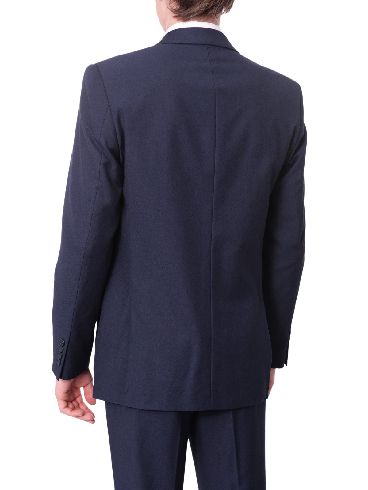 Raphael Bestselling Items Men's Raphael Slim Fit Solid Blue Two Button  Blazer Sportcoat