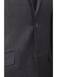 Thumbnail for Raphael Bestselling Items Raphael Slim Fit Solid Medium Gray Two Button Suit