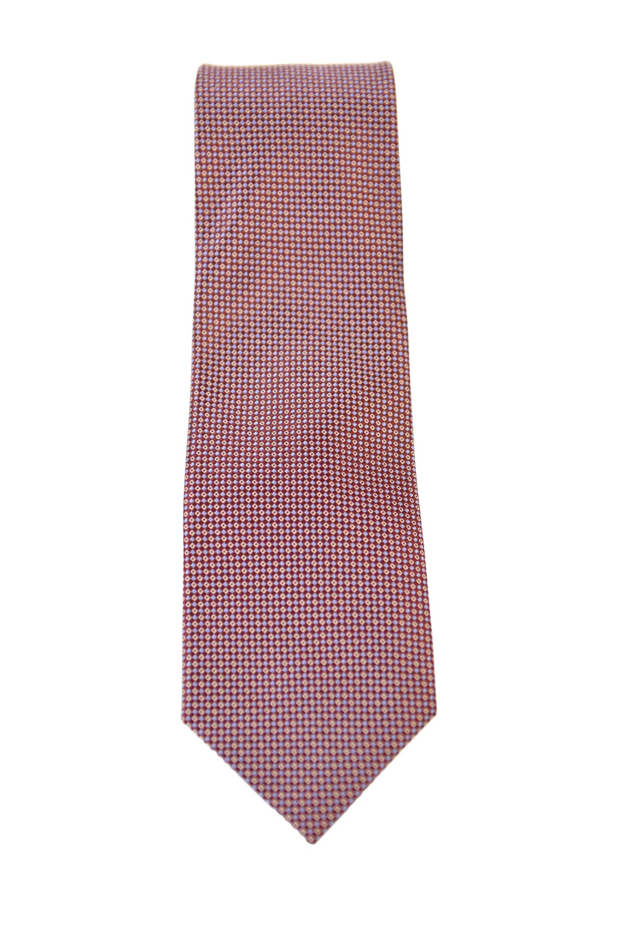 The Suit Depot Violet Dots Arthur Black Premium Silk Tie